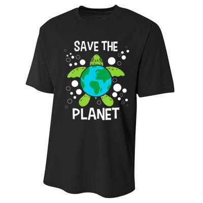 Save The Planet Environmental Protection Earth Day Climate Performance Sprint T-Shirt