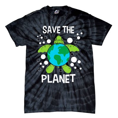 Save The Planet Environmental Protection Earth Day Climate Tie-Dye T-Shirt