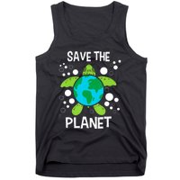 Save The Planet Environmental Protection Earth Day Climate Tank Top