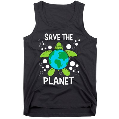 Save The Planet Environmental Protection Earth Day Climate Tank Top