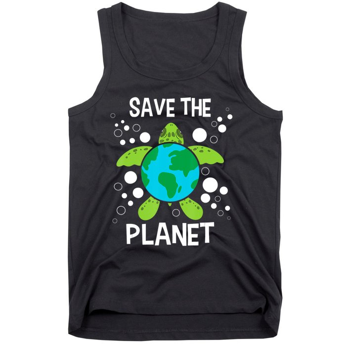 Save The Planet Environmental Protection Earth Day Climate Tank Top