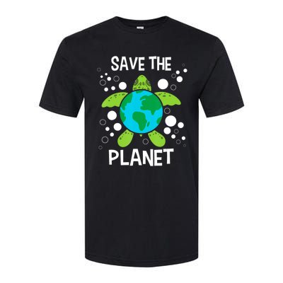 Save The Planet Environmental Protection Earth Day Climate Softstyle® CVC T-Shirt