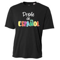 Spanish Teacher Profe De Espaol Spanish Class Cooling Performance Crew T-Shirt