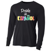 Spanish Teacher Profe De Espaol Spanish Class Cooling Performance Long Sleeve Crew