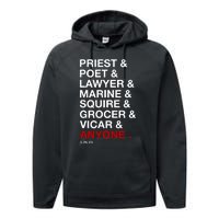 Sweeney Todd Priest Poet Lawyer Marine Squire Grocer Vicar Anyone Performance Fleece Hoodie