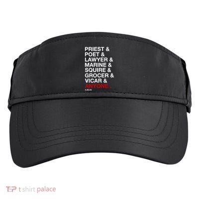 Sweeney Todd Priest Poet Lawyer Marine Squire Grocer Vicar Anyone Adult Drive Performance Visor