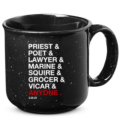 Sweeney Todd Priest Poet Lawyer Marine Squire Grocer Vicar Anyone 15oz Campfire Ceramic Mug