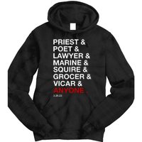 Sweeney Todd Priest Poet Lawyer Marine Squire Grocer Vicar Anyone Tie Dye Hoodie