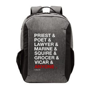 Sweeney Todd Priest Poet Lawyer Marine Squire Grocer Vicar Anyone Vector Backpack