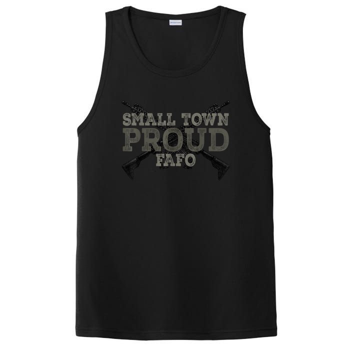 Small Town Proud FAFO Vintage PosiCharge Competitor Tank