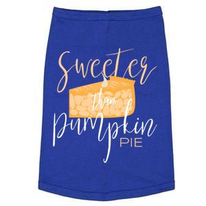 Sweeter Than Pumpkin Pie Baking Baker Dessert Meaningful Gift Doggie Tank