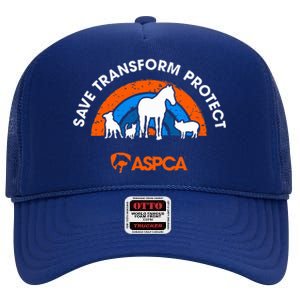 Save Transform Protect High Crown Mesh Back Trucker Hat