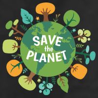 Save The Planet Earth Day Nature 25L Jumbo Tote
