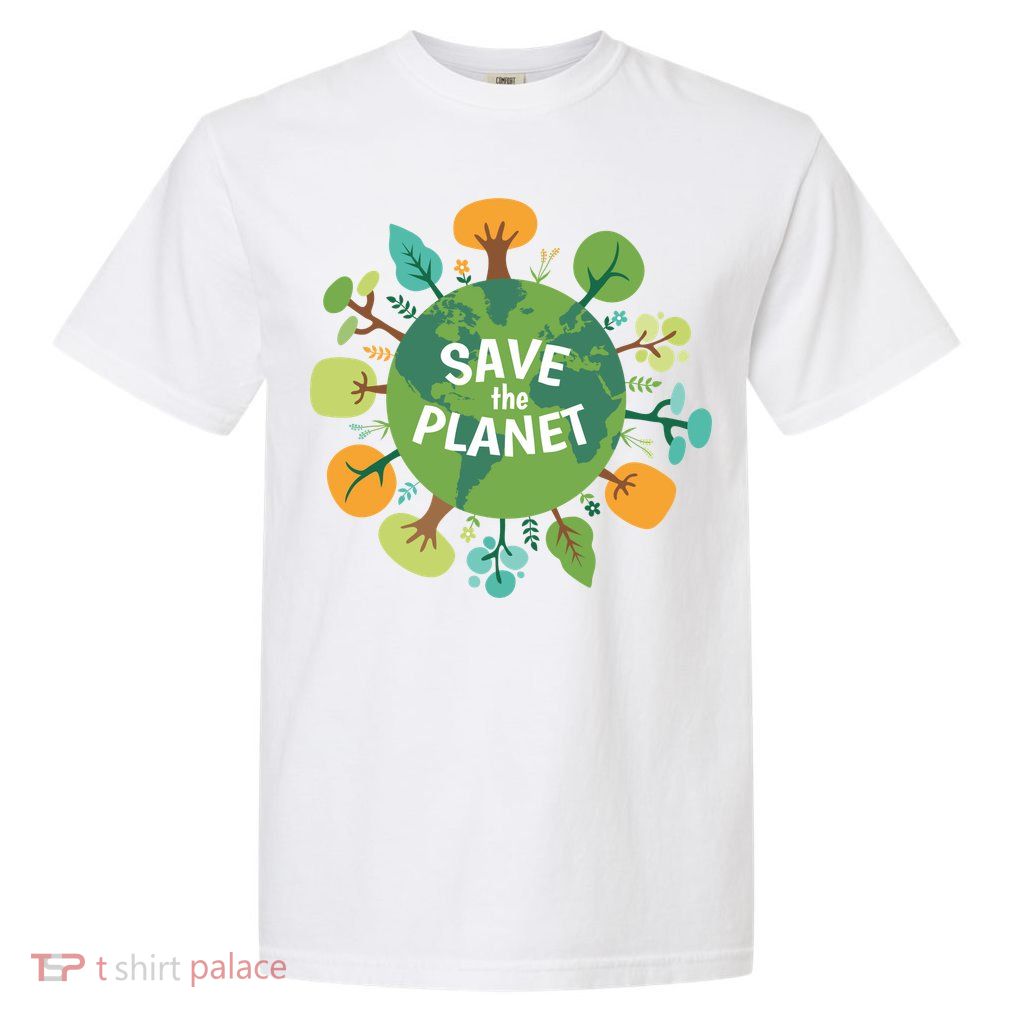 Save The Planet Earth Day Nature Garment-Dyed Heavyweight T-Shirt