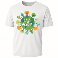 Save The Planet Earth Day Nature Cooling Performance Crew T-Shirt