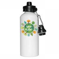 Save The Planet Earth Day Nature Aluminum Water Bottle 