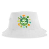 Save The Planet Earth Day Nature Sustainable Bucket Hat