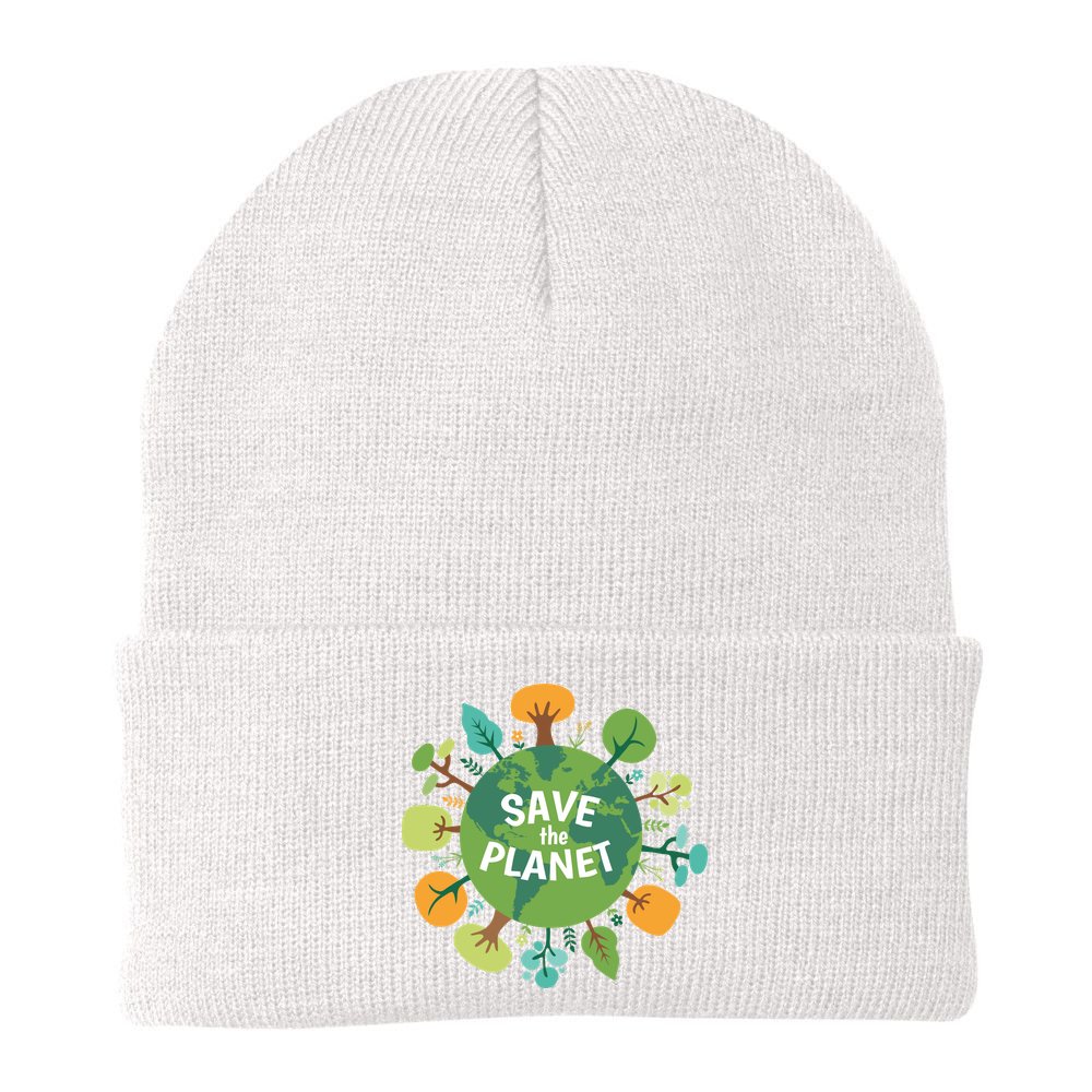 Save The Planet Earth Day Nature Beanie