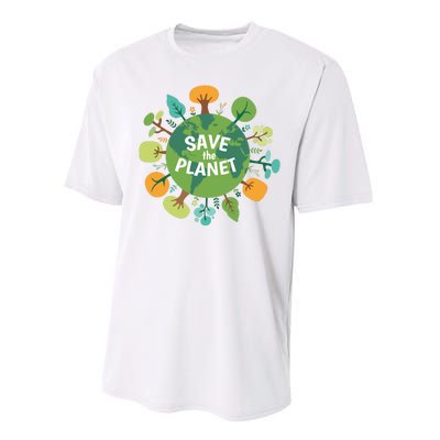 Save The Planet Earth Day Nature Performance Sprint T-Shirt