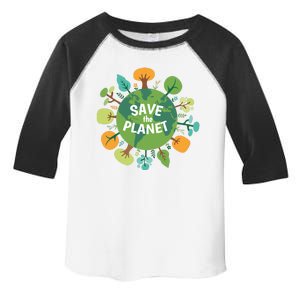 Save The Planet Earth Day Nature Toddler Fine Jersey T-Shirt