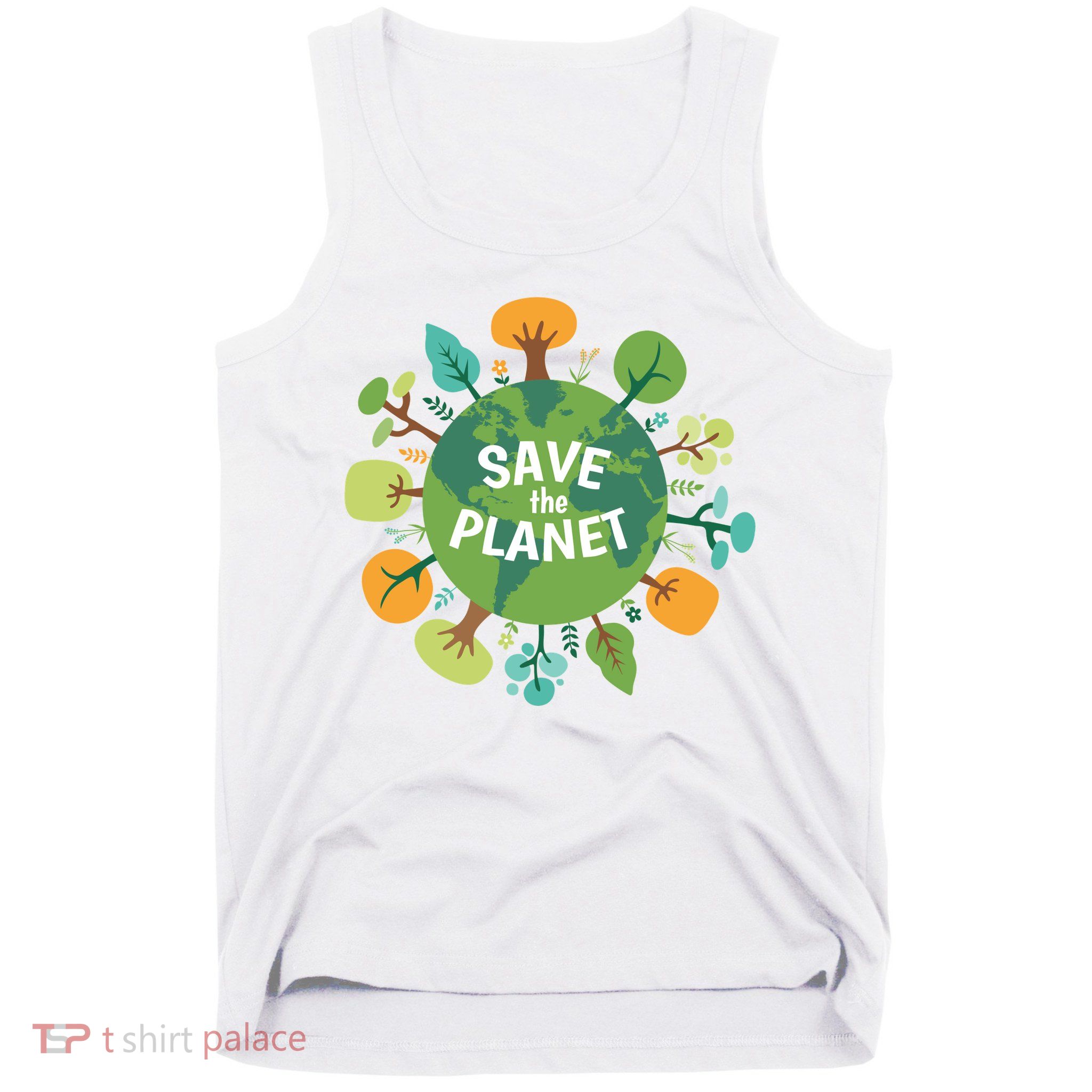 Save The Planet Earth Day Nature Tank Top