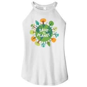 Save The Planet Earth Day Nature Women's Perfect Tri Rocker Tank