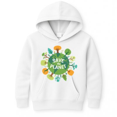 Save The Planet Earth Day Nature Kids Hoodie