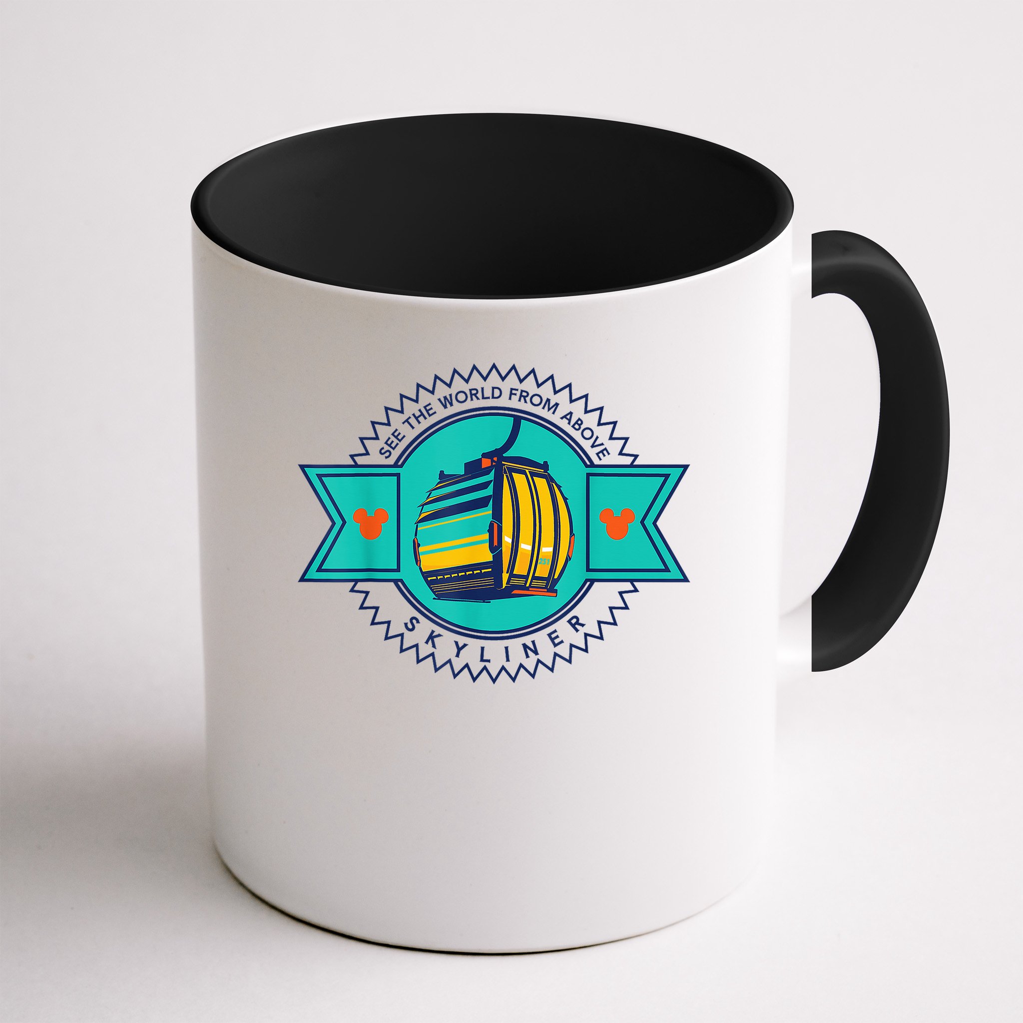 Skyliner Theme Park Ride Mouse Ears Magical Vacation Mug