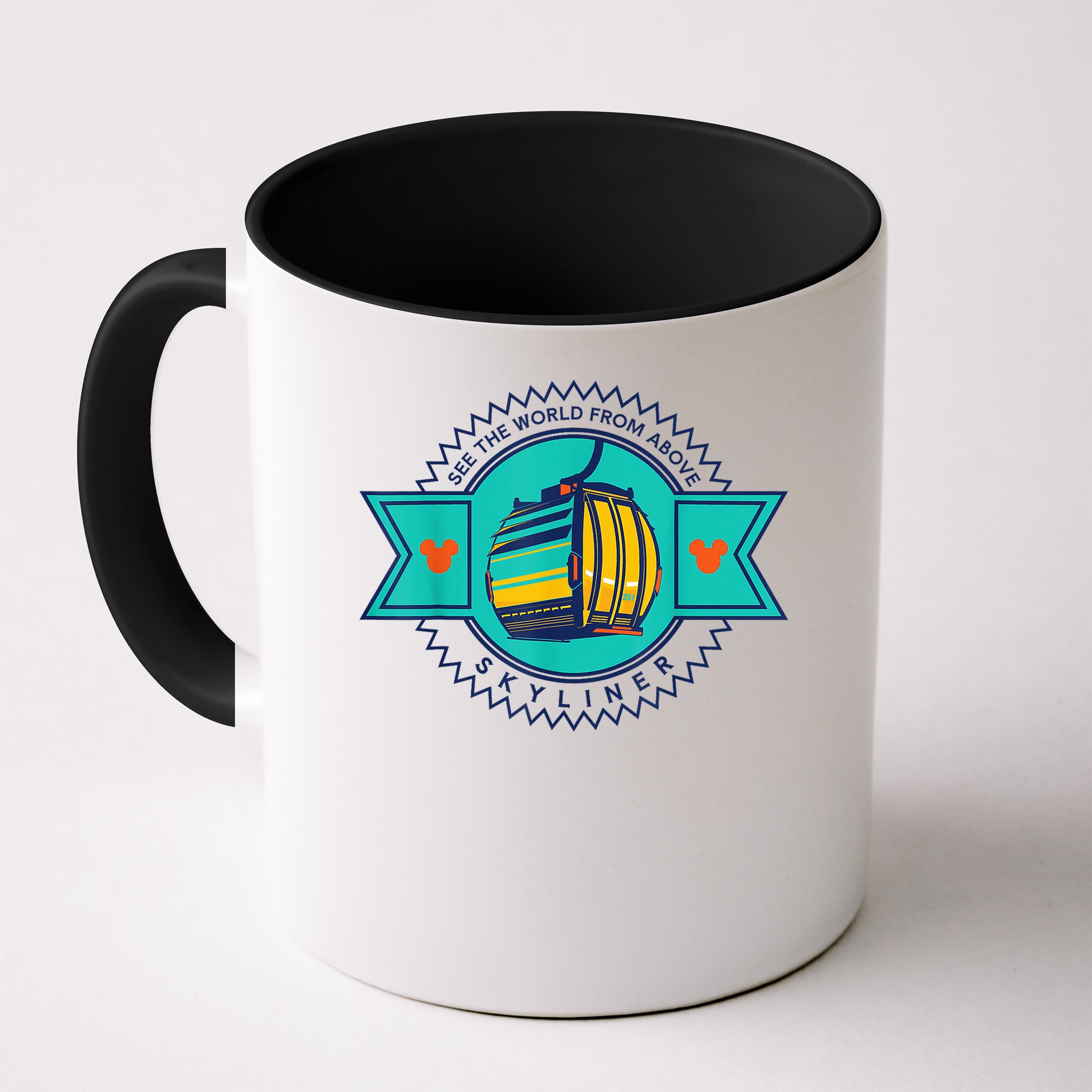Skyliner Theme Park Ride Mouse Ears Magical Vacation Mug