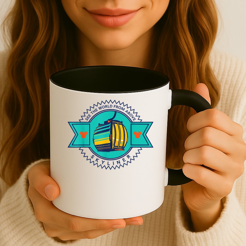 Skyliner Theme Park Ride Mouse Ears Magical Vacation Mug