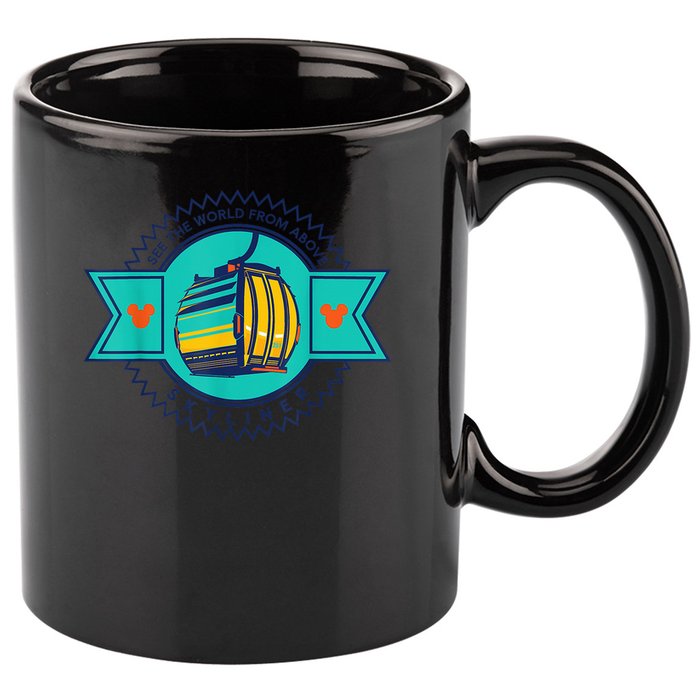 Skyliner Theme Park Ride Mouse Ears Magical Vacation 11oz C Handle Ceramic Mug