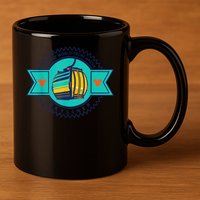 Skyliner Theme Park Ride Mouse Ears Magical Vacation 11oz C Handle Ceramic Mug