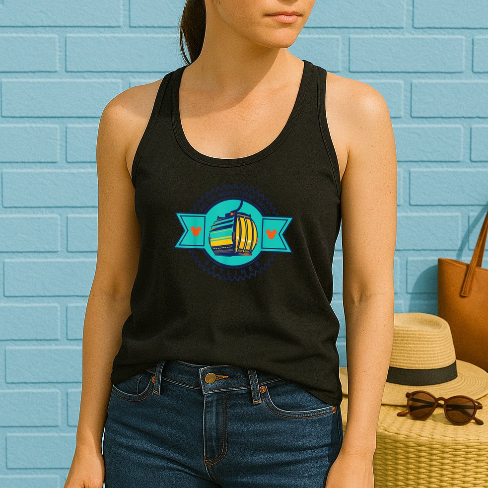 Skyliner Theme Park Ride Mouse Ears Magical Vacation Womens Tank Top