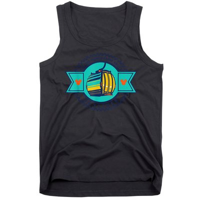 Skyliner Theme Park Ride Mouse Ears Magical Vacation Tank Top