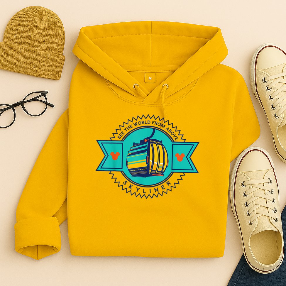Skyliner Theme Park Ride Mouse Ears Magical Vacation Hoodie