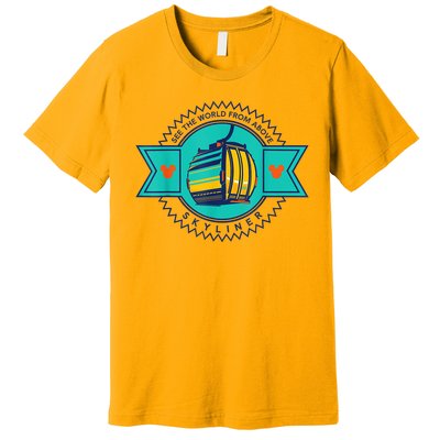 Skyliner Theme Park Ride Mouse Ears Magical Vacation Premium T-Shirt