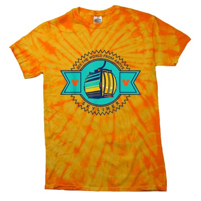 Skyliner Theme Park Ride Mouse Ears Magical Vacation Tie-Dye T-Shirt