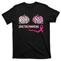 Save The Pumpkins Breast Cancer Awareness Ribbon T-Shirt