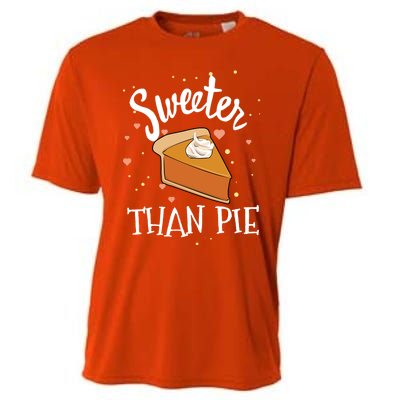 Sweeter Than Pie Halloween Pumpkin Thanksgiving Gift Cooling Performance Crew T-Shirt