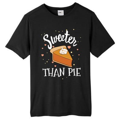 Sweeter Than Pie Halloween Pumpkin Thanksgiving Gift Tall Fusion ChromaSoft Performance T-Shirt