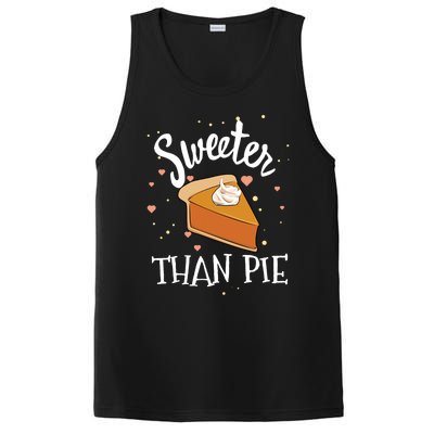 Sweeter Than Pie Halloween Pumpkin Thanksgiving Gift PosiCharge Competitor Tank