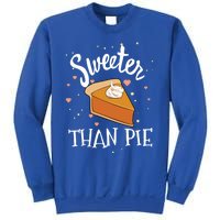 Sweeter Than Pie Halloween Pumpkin Thanksgiving Gift Sweatshirt