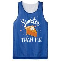 Sweeter Than Pie Halloween Pumpkin Thanksgiving Gift Mesh Reversible Basketball Jersey Tank