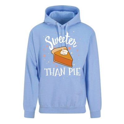 Sweeter Than Pie Halloween Pumpkin Thanksgiving Gift Unisex Surf Hoodie