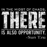 Sun Tzu Quote In The Midst Of Chaos There Is Opportunity Flatbill Hat