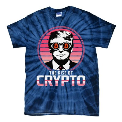 Sarcastic The Rise Of Crypto Bitcoin Trump Decentralize Tie-Dye T-Shirt