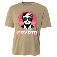 Sarcastic The Rise Of Crypto Bitcoin Trump Decentralize Cooling Performance Crew T-Shirt