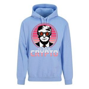 Sarcastic The Rise Of Crypto Bitcoin Trump Decentralize Unisex Surf Hoodie