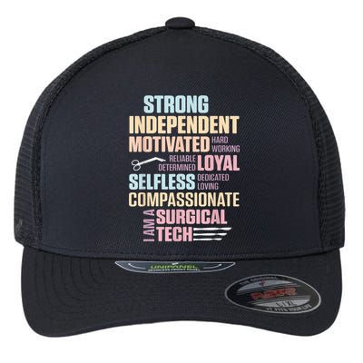 Surgical Technologist Rely Scrub Tech Flexfit Unipanel Trucker Cap