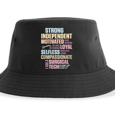 Surgical Technologist Rely Scrub Tech Sustainable Bucket Hat